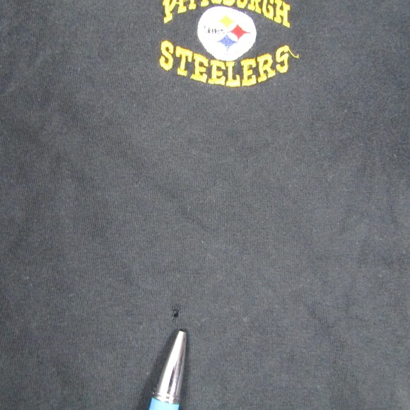 Vintage Pittsburgh Steelers Shirt Mens XL Black Yellow NFL Football 90s Tee Edge - Picture 4 of 7